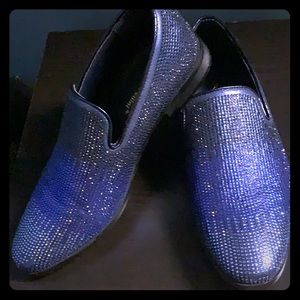 Royal blue dress shoes